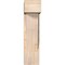 Ekena Millwork Traditional Block Smooth Bracket w/ Offset Brace, Douglas Fir, 7 1/2"W x 18"D x 30"H BKT0806X18X30TRA05SDF - alternate 4